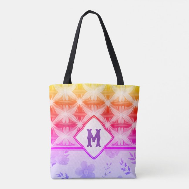 Bolsa Tote Flores Conectadas (Verso)