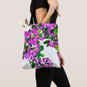 Bolsa Tote Flores cor-de-rosa-Elegante azáleas rosa flores co