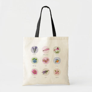 Bolsa Tote Flores da Nova Inglaterra