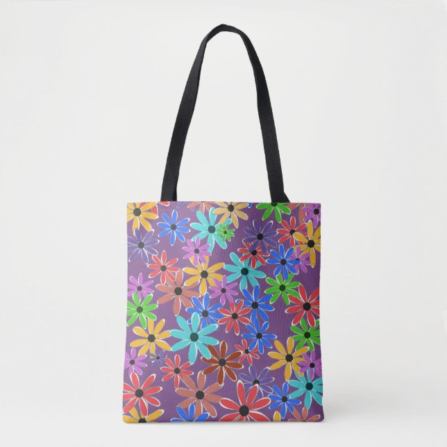 Bolsa Tote Flores da Primavera (Frente)