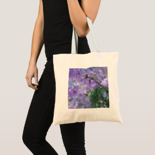 Bolsa Tote Flores de Árvore Purple Jacaranda