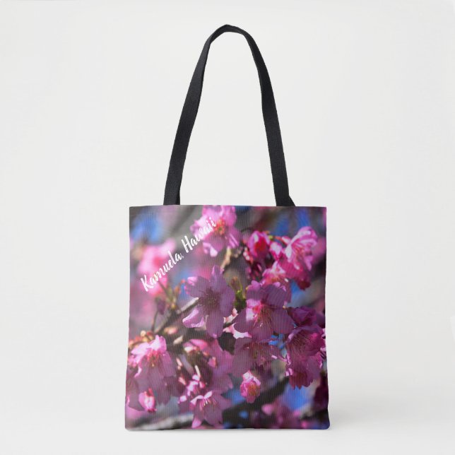 Bolsa Tote Flores de cerejeira de Havaí (Frente)