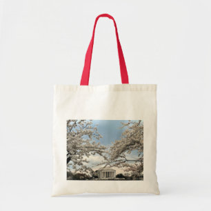 Bolsa Tote Flores de cerejeira memoráveis do Washington DC d