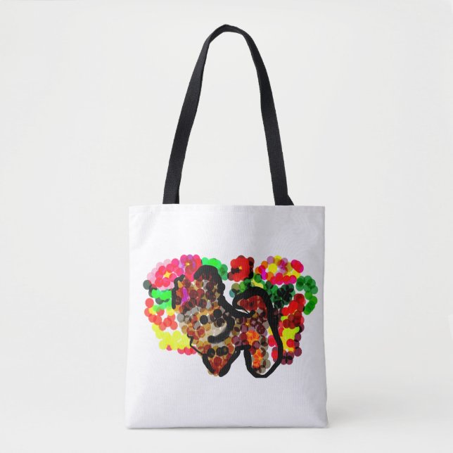 Bolsa Tote flores de Chihuahua (Frente)