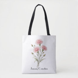 Bolsa Tote Flores de Cravo de Janeiro