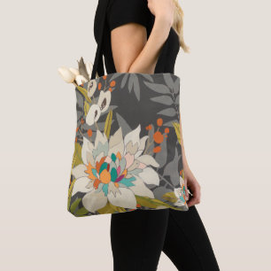 Bolsa Tote Flores de Crepúsculo Tropicais