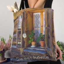 Flores de gerânio na janela