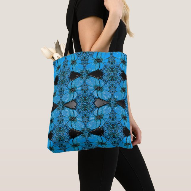 Bolsa Tote Flores de inverno........ (Close Up)
