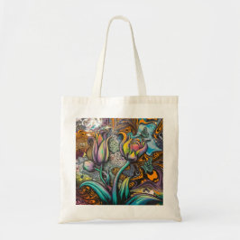 Bolsa Tote Flores de Mandala