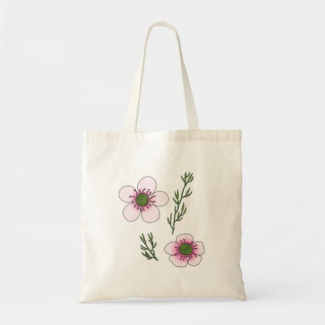 Bolsa Tote Flores de Manuka (Frente)