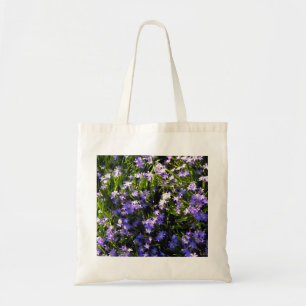 Bolsa Tote Flores de Mola Azul