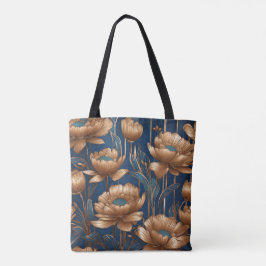 Bolsa Tote Flores de ouro