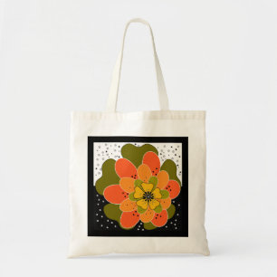 Bolsa Tote Flores de outono, flor, latido de ilustração