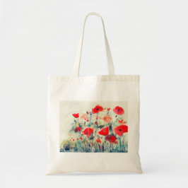 Bolsa Tote Flores de papoila