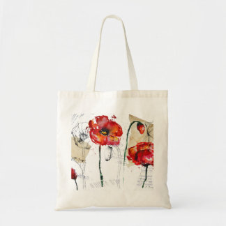 Bolsa Tote Flores de papoila