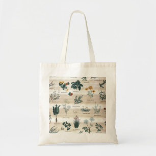 Bolsa Tote Flores de Plantas de Plantas