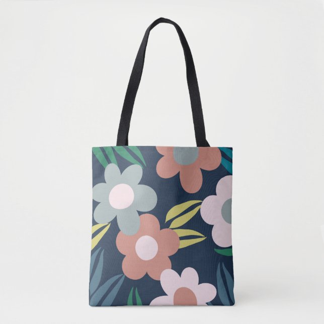Bolsa Tote Flores de primavera (Frente)