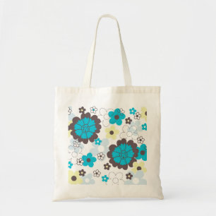 Bolsa Tote Flores de primavera coloridas para sacos
