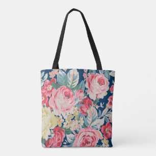 Bolsa Tote Flores de Sangue Modernas Adoráveis E Bonitas