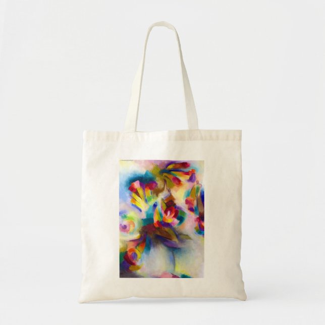 Bolsa Tote Flores de Trompete Stanton Macdonald Wright (Frente)