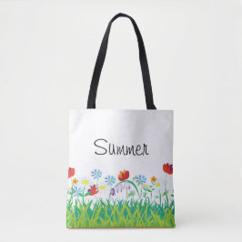 Bolsa Tote flores de verão