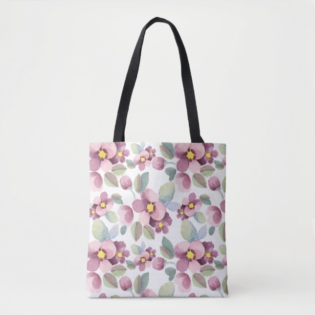 Bolsa Tote Flores de verão 1 (Frente)