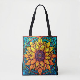 Bolsa Tote Flores De Vidro Manchas Atormentadas