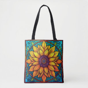 Bolsa Tote Flores De Vidro Manchas Atormentadas