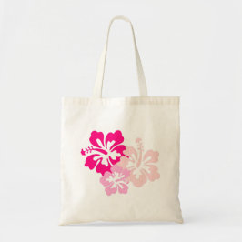 Bolsa Tote Flores do Havaí rosa - Saco de Tote