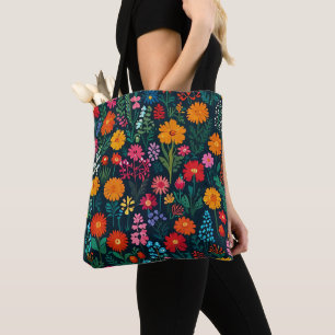 BOLSA TOTE FLÔRES DO JARDIM