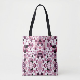 Bolsa Tote Flores do Jardim Abstrato — Elegância da Arte Mode