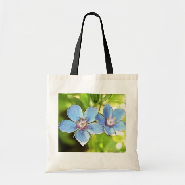 Bolsa Tote Flores do Pimpernel azul (monelli do Anagallis) (Frente)