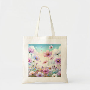 Bolsa Tote Flores e Cotação do Cosmos