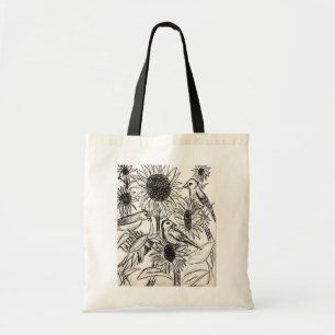 Bolsa Tote Flores e Girassóis