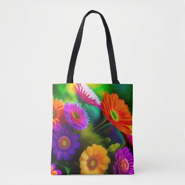 Bolsa Tote Flores em todo lugar (Frente)