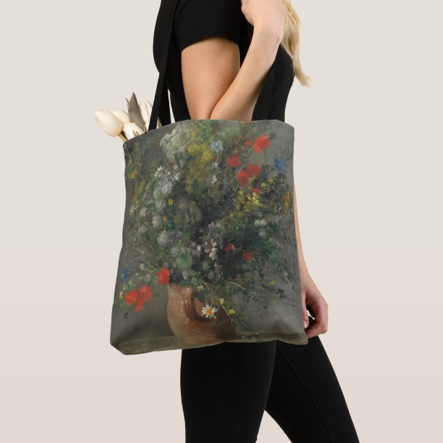 Bolsa Tote Flores em um vaso, c.1866 (Close Up)