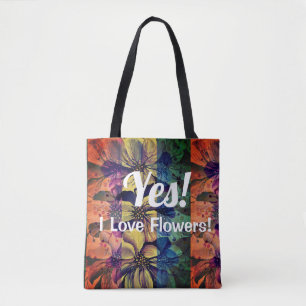 Bolsa Tote Flores Entusiasmo Delphinium Gardening
