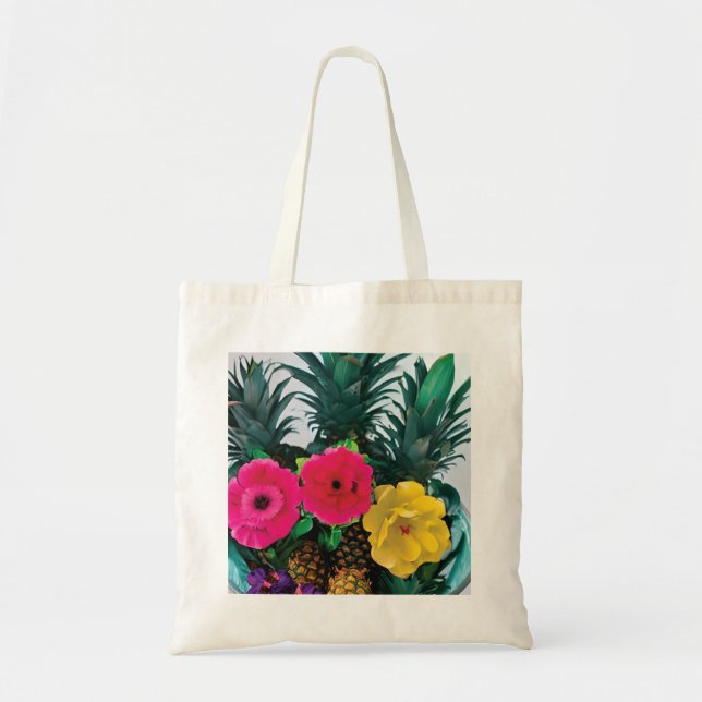 Bolsa Tote Flores Exóticas (Frente)