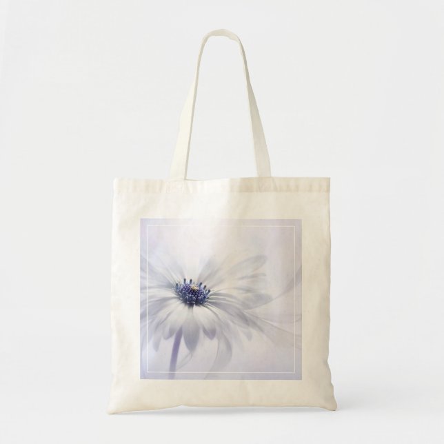 Bolsa Tote Flores | Flor pálida (Frente)