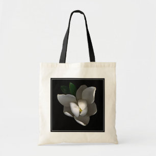 Bolsa Tote Flores   Flor Solteiro Magnolia Branca