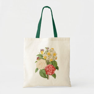 Bolsa Tote Flores Florais Antigas Camélia Narciso por Redoute