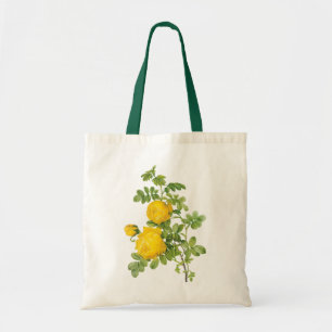 Bolsa Tote Flores Florais Vintage, Rosas Amarelas por Redoute