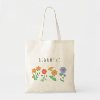 Bolsa Tote Flores florescendo sacola de tote