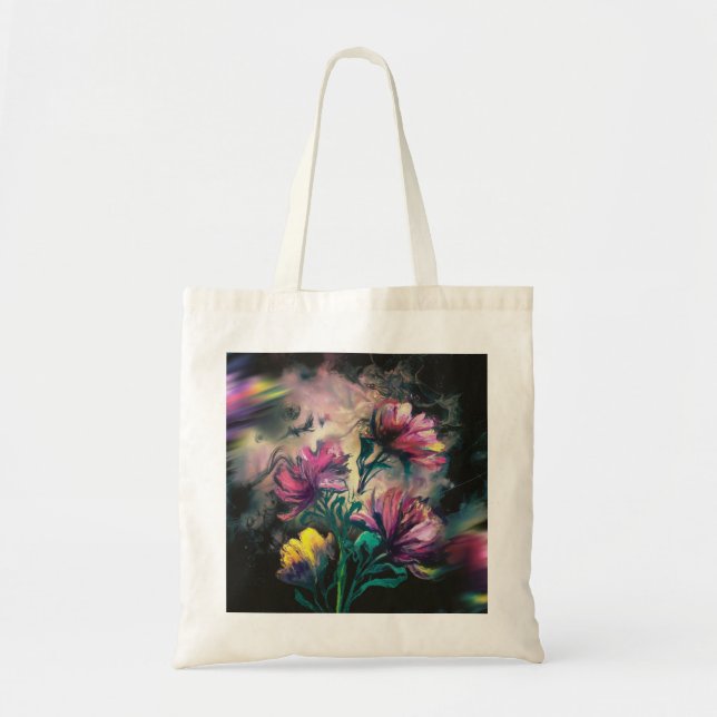 Bolsa Tote Flores floridas (Frente)