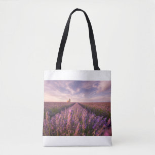 Bolsa Tote Flores França Lavanda do Sul