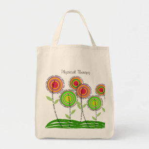 Bolsa Tote Flores lunáticas da pinta da sacola da