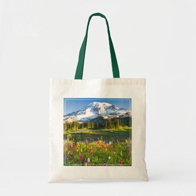Bolsa Tote Flores | Mt. Rainier Wildflower (Frente)