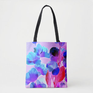 Bolsa Tote Flores na barra de ferramentas