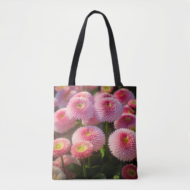 Bolsa Tote Flores RosaTote Bag (Frente)