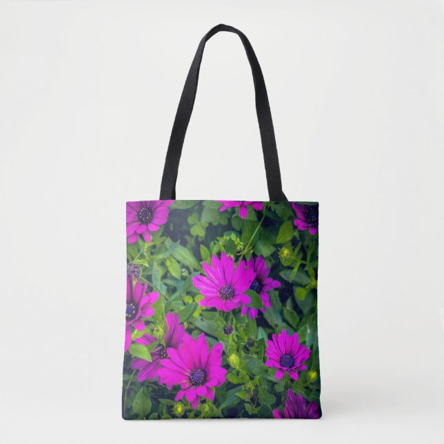 Bolsa Tote Flores Roxas (Frente)